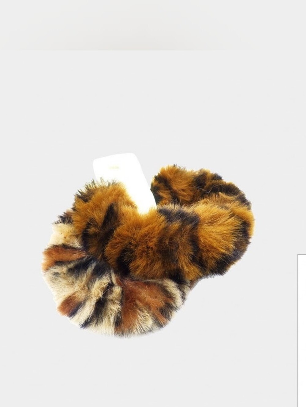 SET OF 2 - Faux Fur Scrunchies Hair Bands